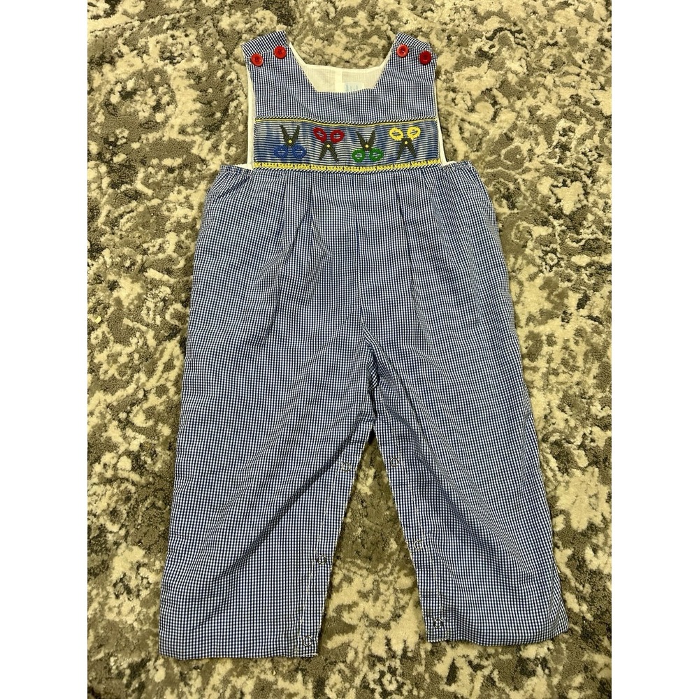 Remember‎ Nguyen Smocked Long All Scissors Back To School Size 2t